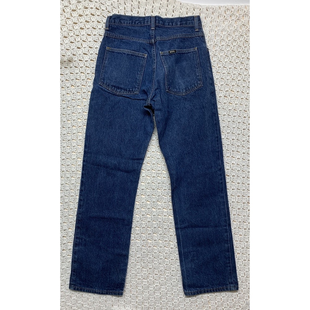 KEY Jeans Men's Tag 30x32 Aprx 28x30‎ Straight Leg Blue Denim Workwear